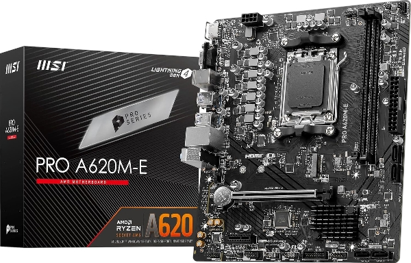 MSI PRO A620M-B Micro ATX AM5 Motherboard